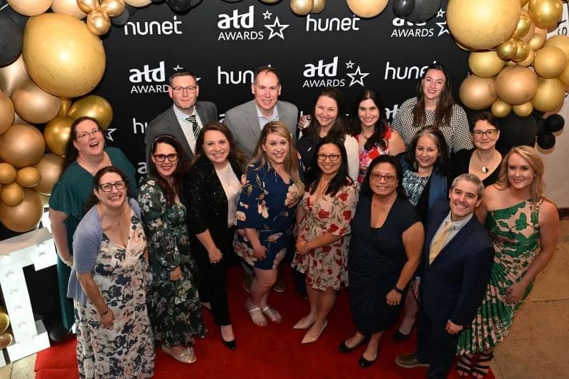 ATD Award ceremony pictures with attendees